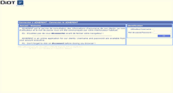 Desktop Screenshot of adherent.diot.fr